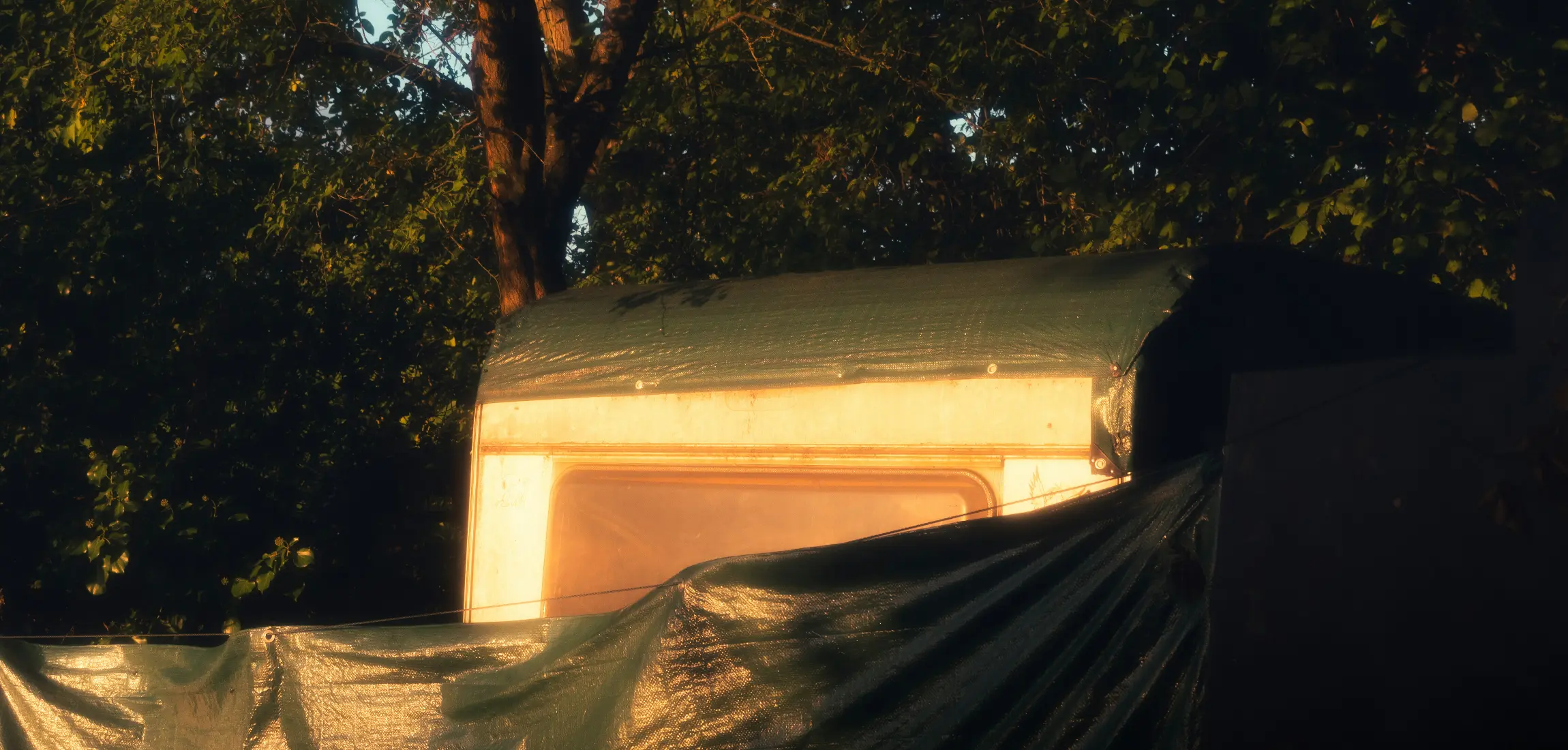 camper buiten het hoogseizoen